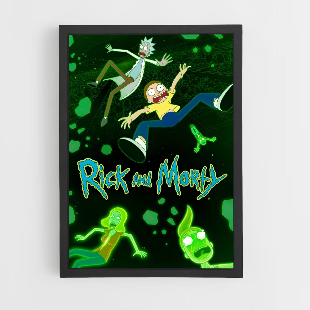 rick-and-morty-9 cadre Noir