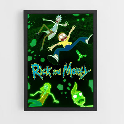 rick-and-morty-9 cadre Noir