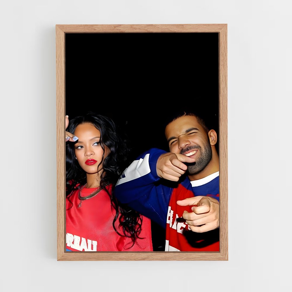 rihanna-6 cadre Bois clair