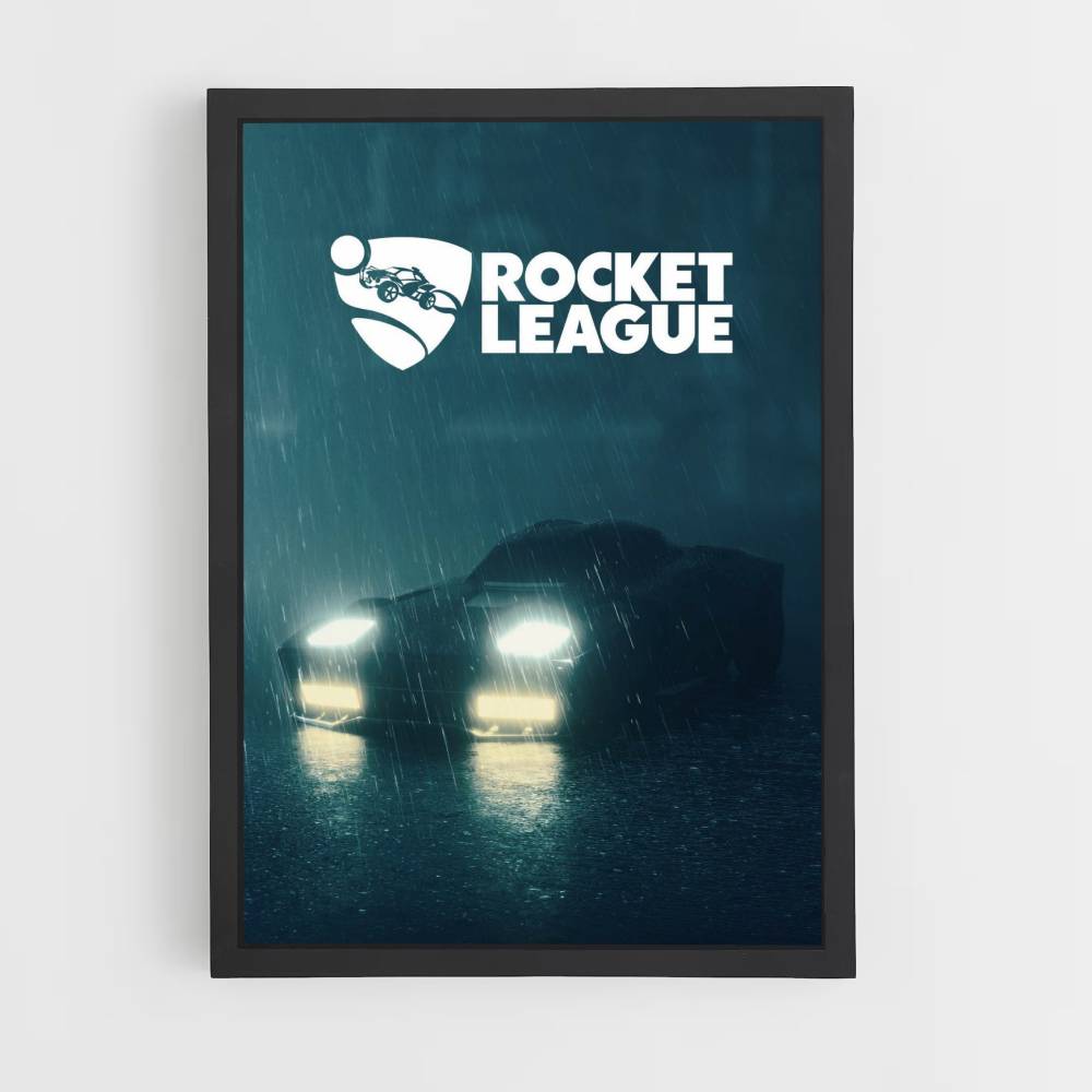 Lluvia de Rocket League Póster