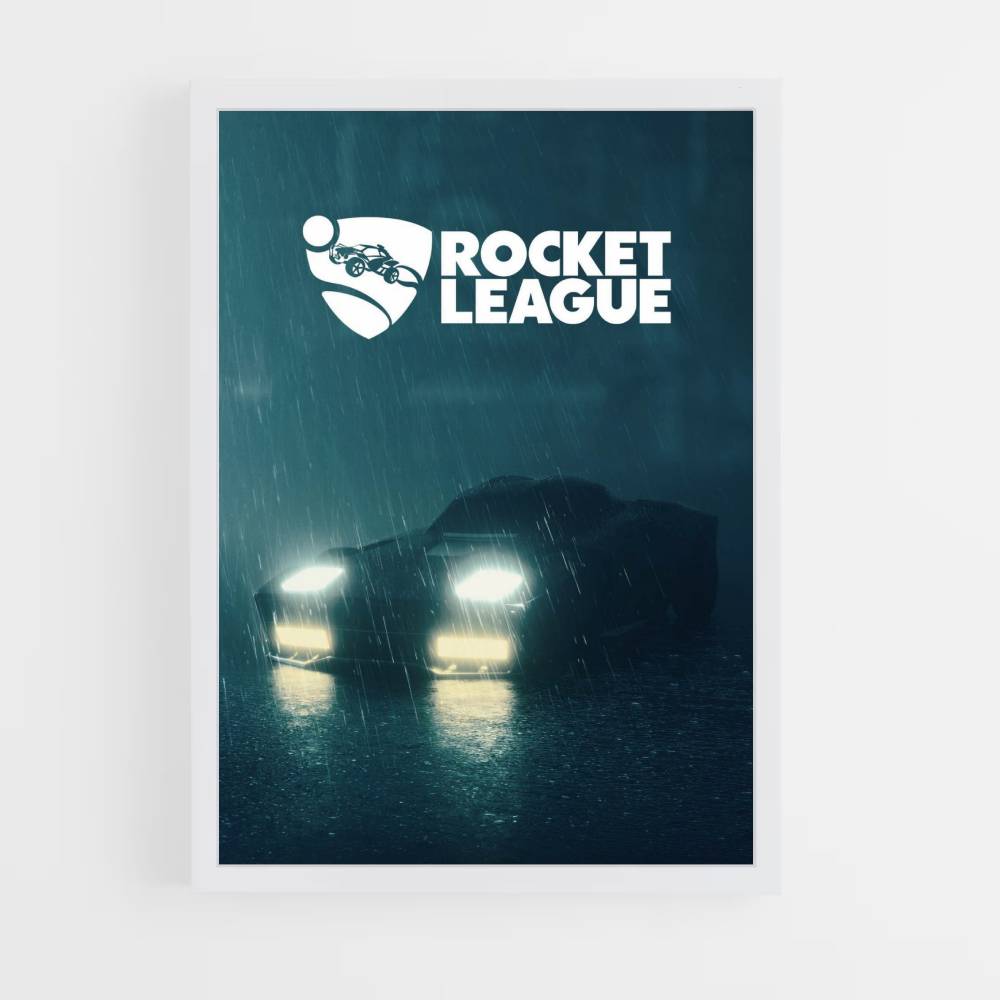 Lluvia de Rocket League Póster