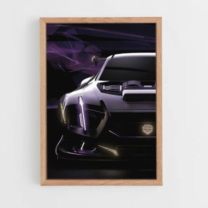 Coche de lujo de Rocket League Póster