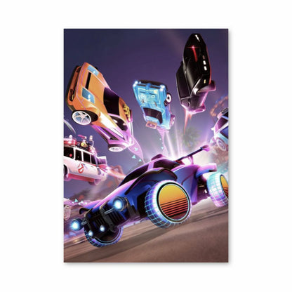 Póster Diseño de Rocket League