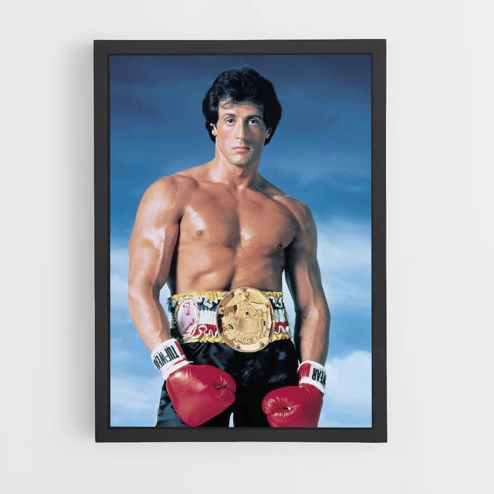 Póster Campeón Rocky