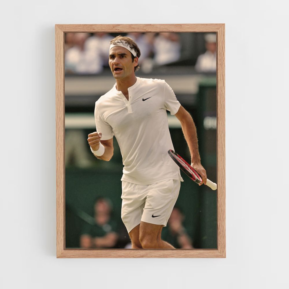 Rodger Federer Nike Póster