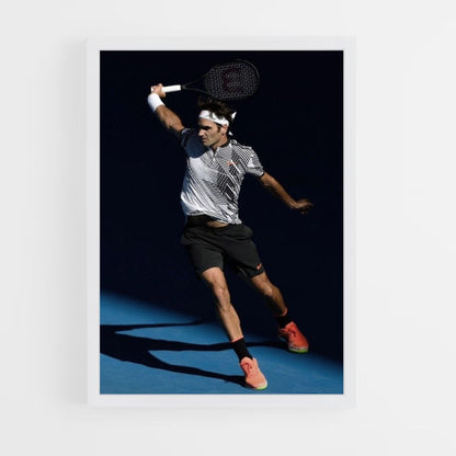 Raqueta Federer Póster