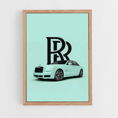 rolls-royce-4 cadre Bois clair