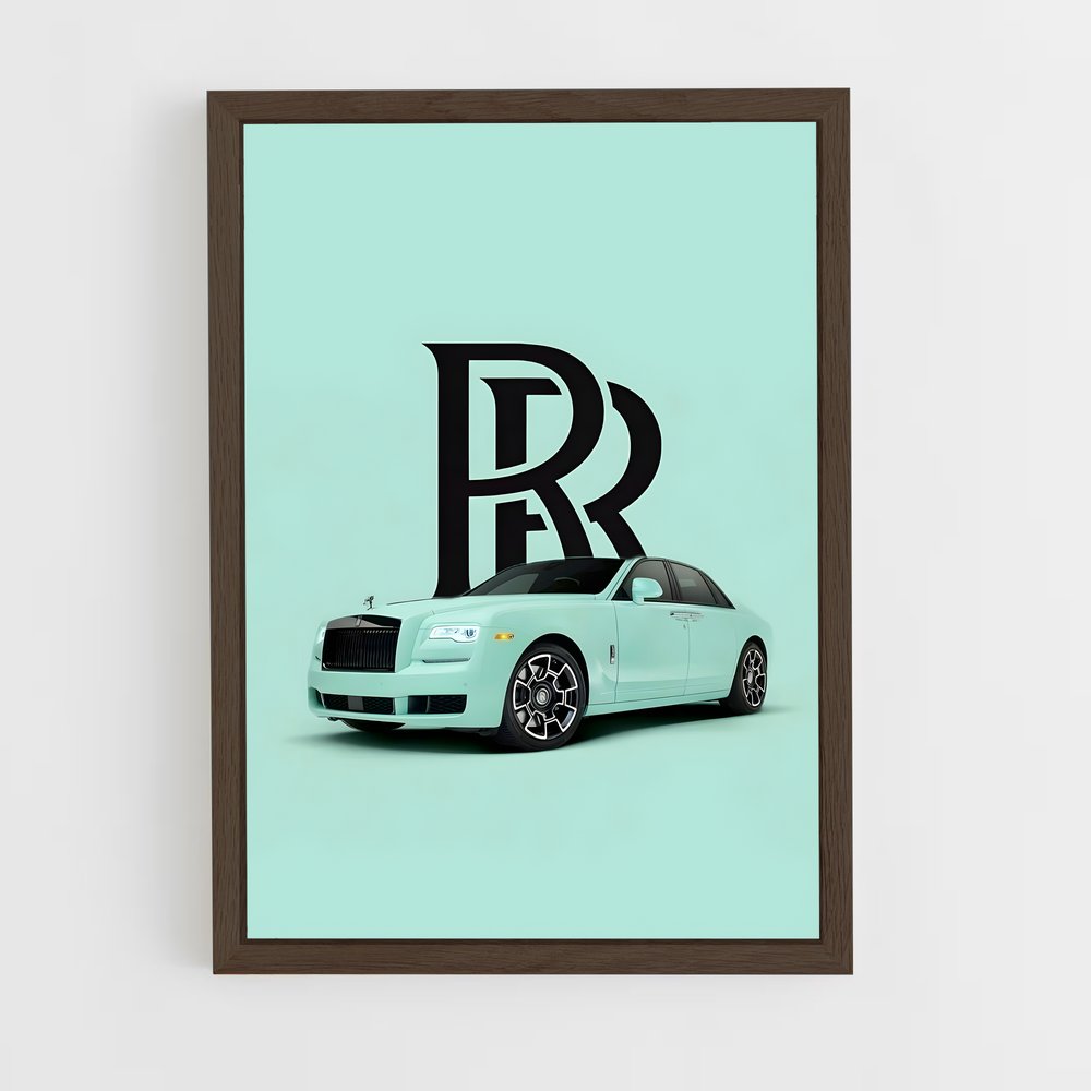rolls-royce-4 cadre Bois foncé