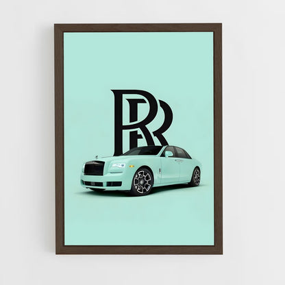 rolls-royce-4 cadre Bois foncé