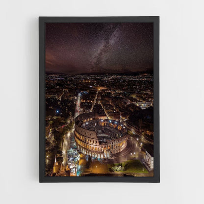 Póster Coliseo de noche