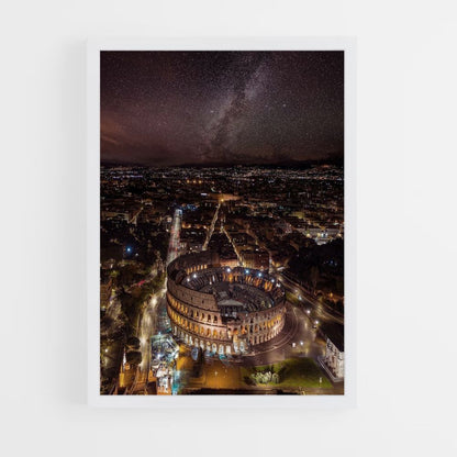 Póster Coliseo de noche