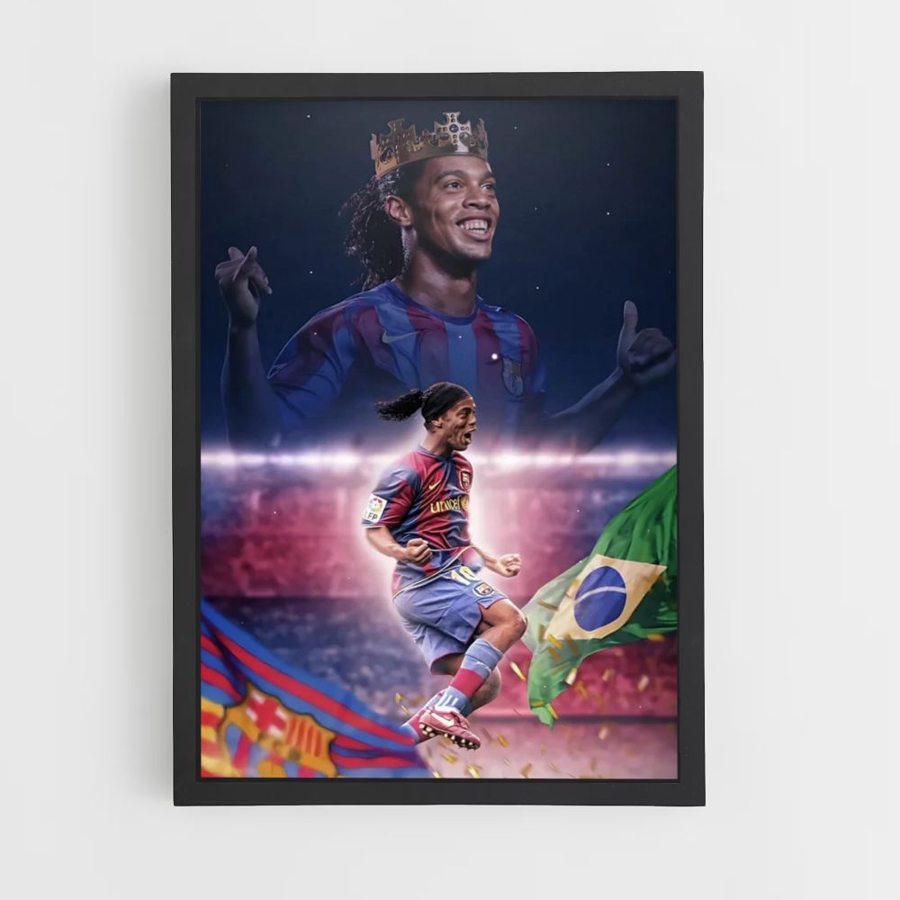 Cartel Ronaldinho Rey