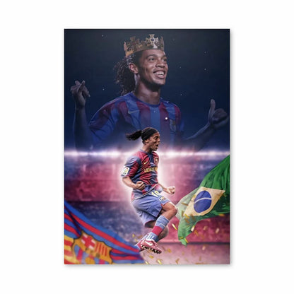 Cartel Ronaldinho Rey