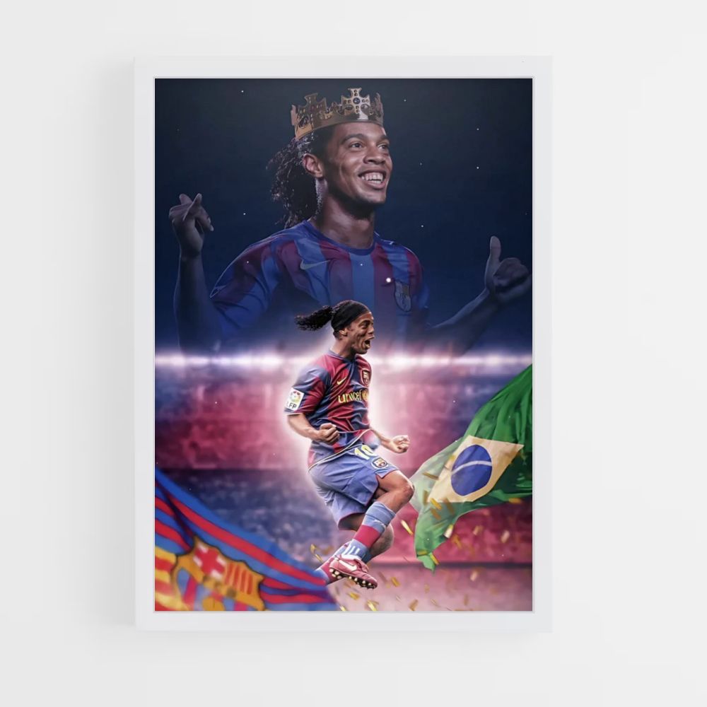 Cartel Ronaldinho Rey