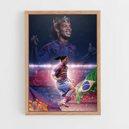 Cartel Ronaldinho Rey