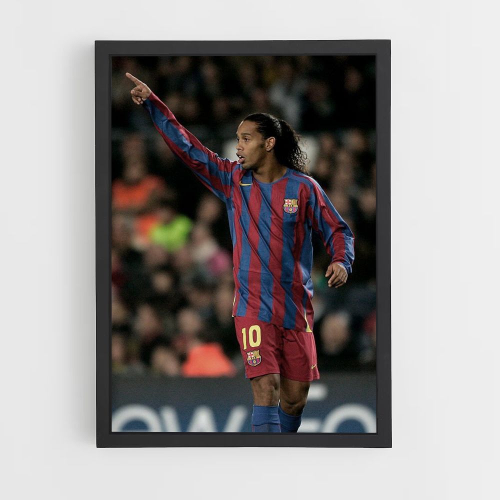 Cartel Ronaldinho Barcelona