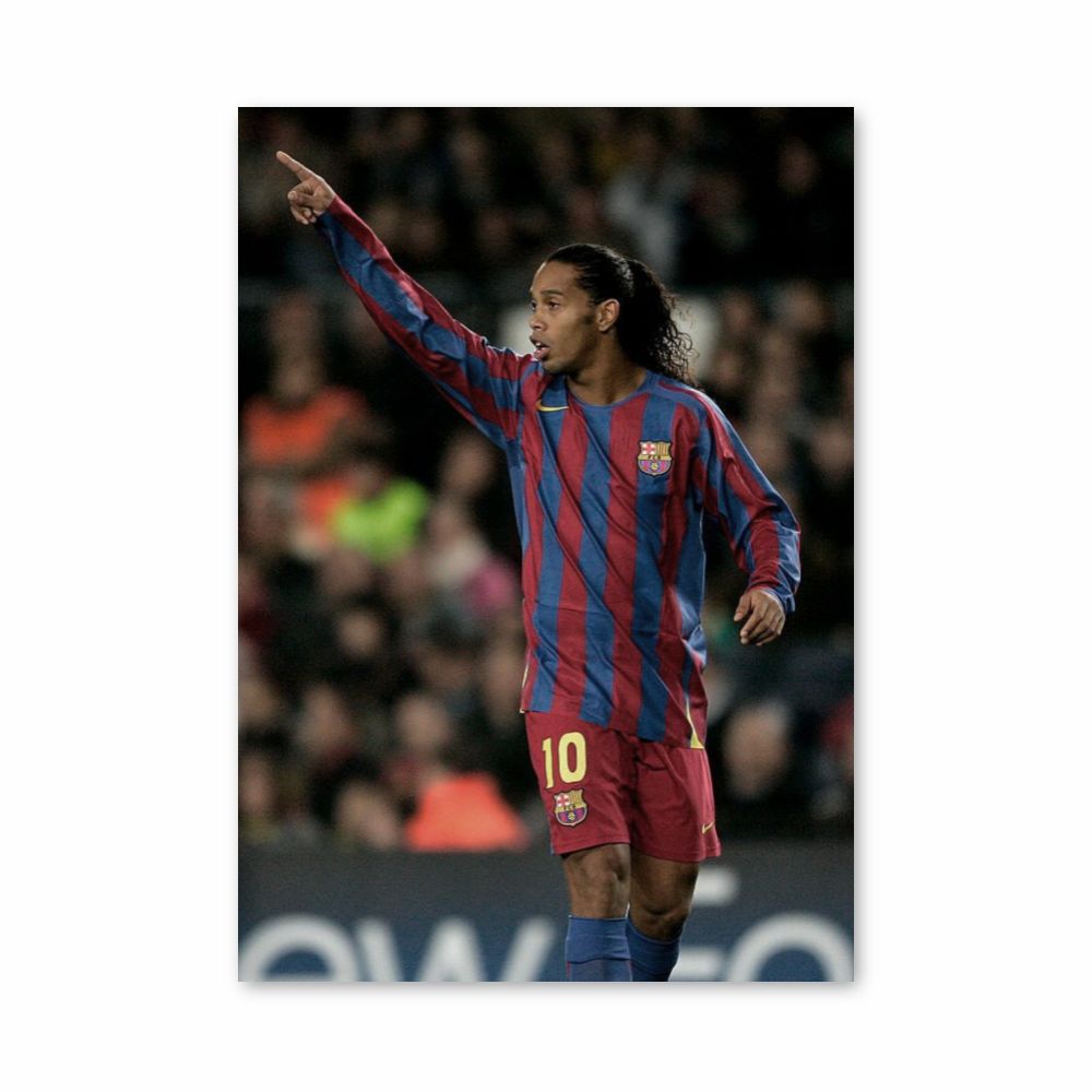 Cartel Ronaldinho Barcelona