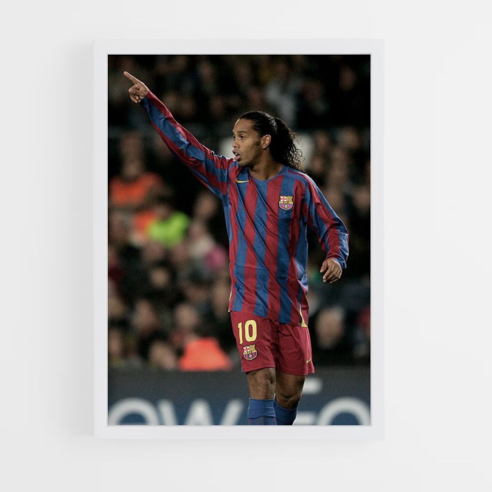 Cartel Ronaldinho Barcelona