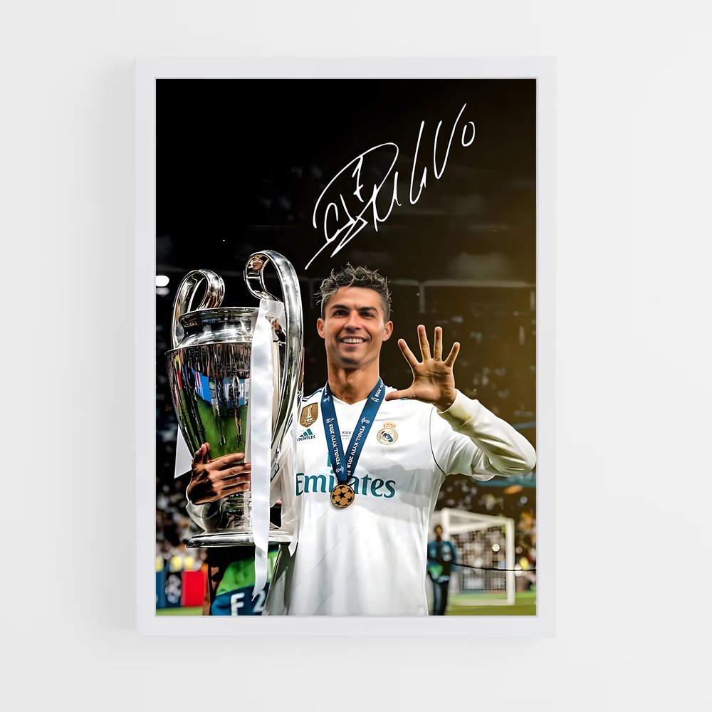 ronaldo-11 cadre Blanc