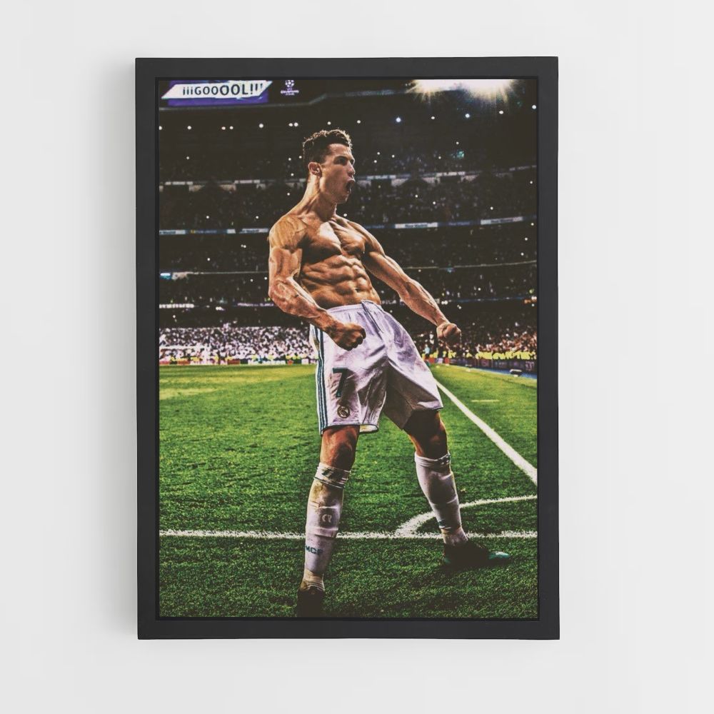 Póster Cristiano Ronaldo Músculos