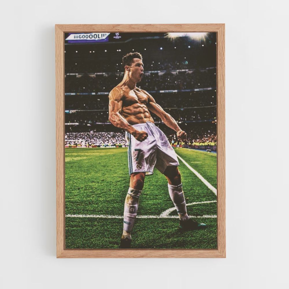 Póster Cristiano Ronaldo Músculos