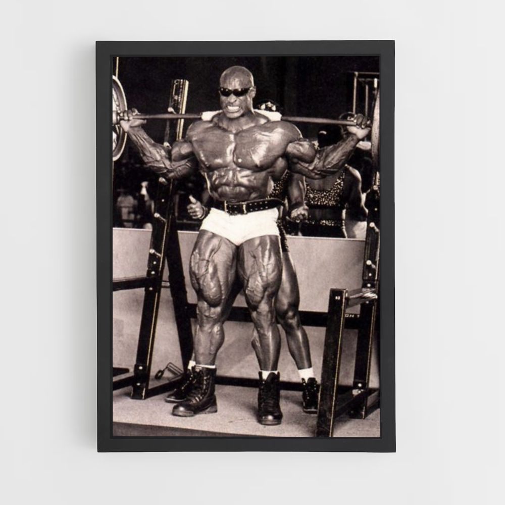 Póster Ronnie Coleman Sentadilla