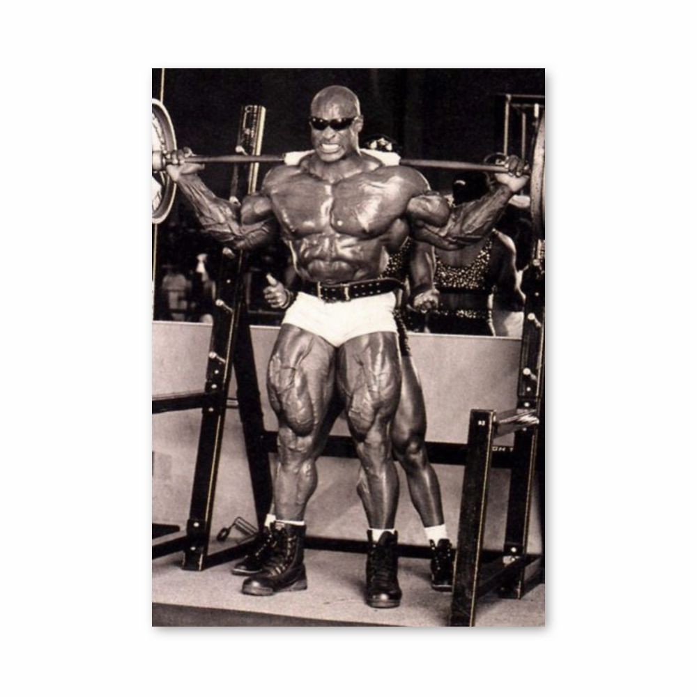 Póster Ronnie Coleman Sentadilla