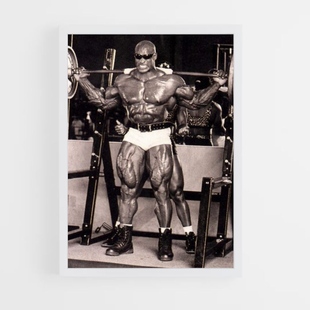 Póster Ronnie Coleman Sentadilla