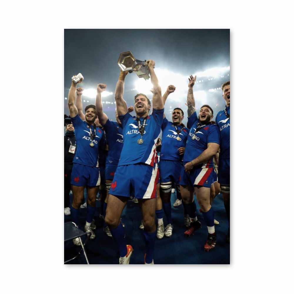 Póster Rugby Francia