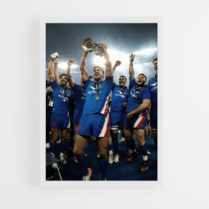 Póster Rugby Francia