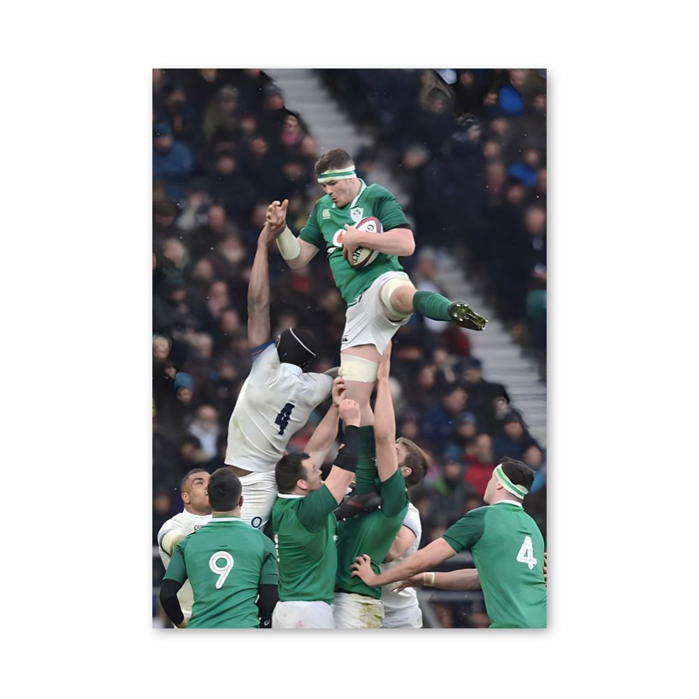 Póster Salto de rugby