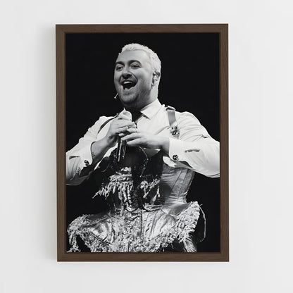 sam-smith-8 cadre Bois foncé