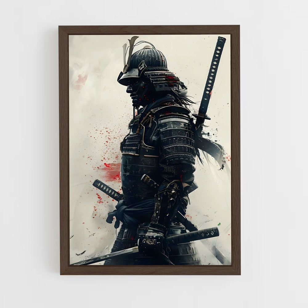 samourai-7 cadre Bois foncé