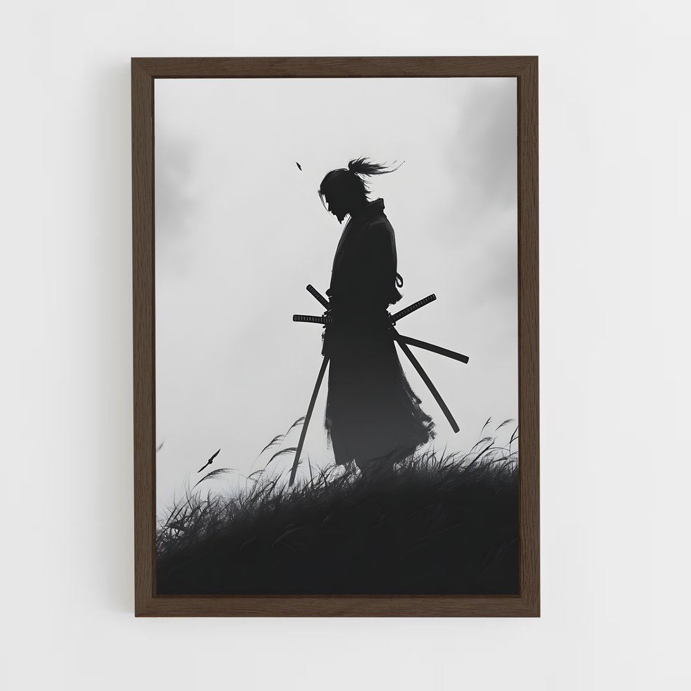 samourai-8 cadre Bois foncé