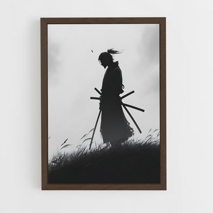 samourai-8 cadre Bois foncé