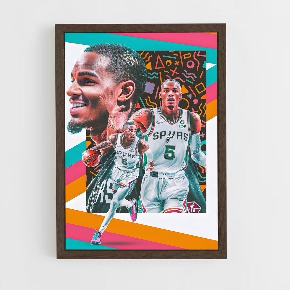 san-antonio-19 cadre Bois foncé