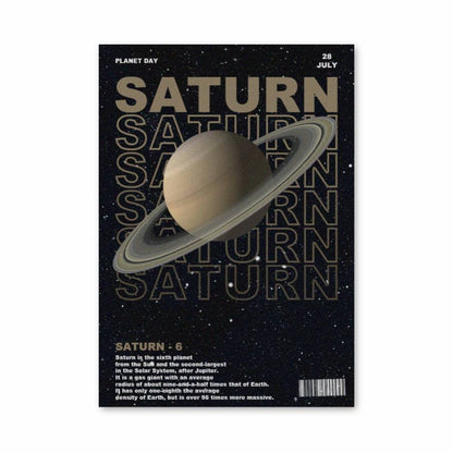 Poster Saturn Celestial