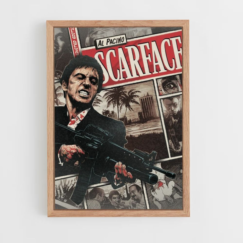 Póster Caracortada Al Pacino