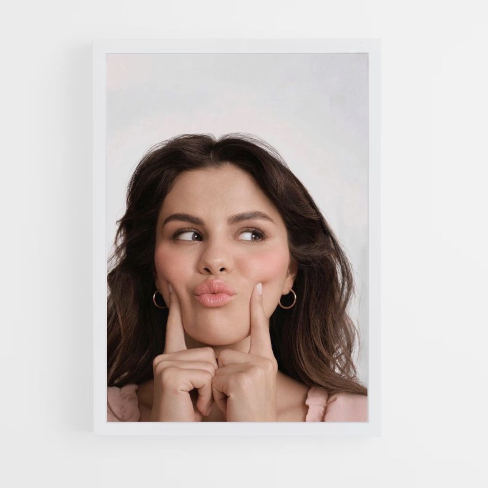 Póster Selena Gomez Mejillas