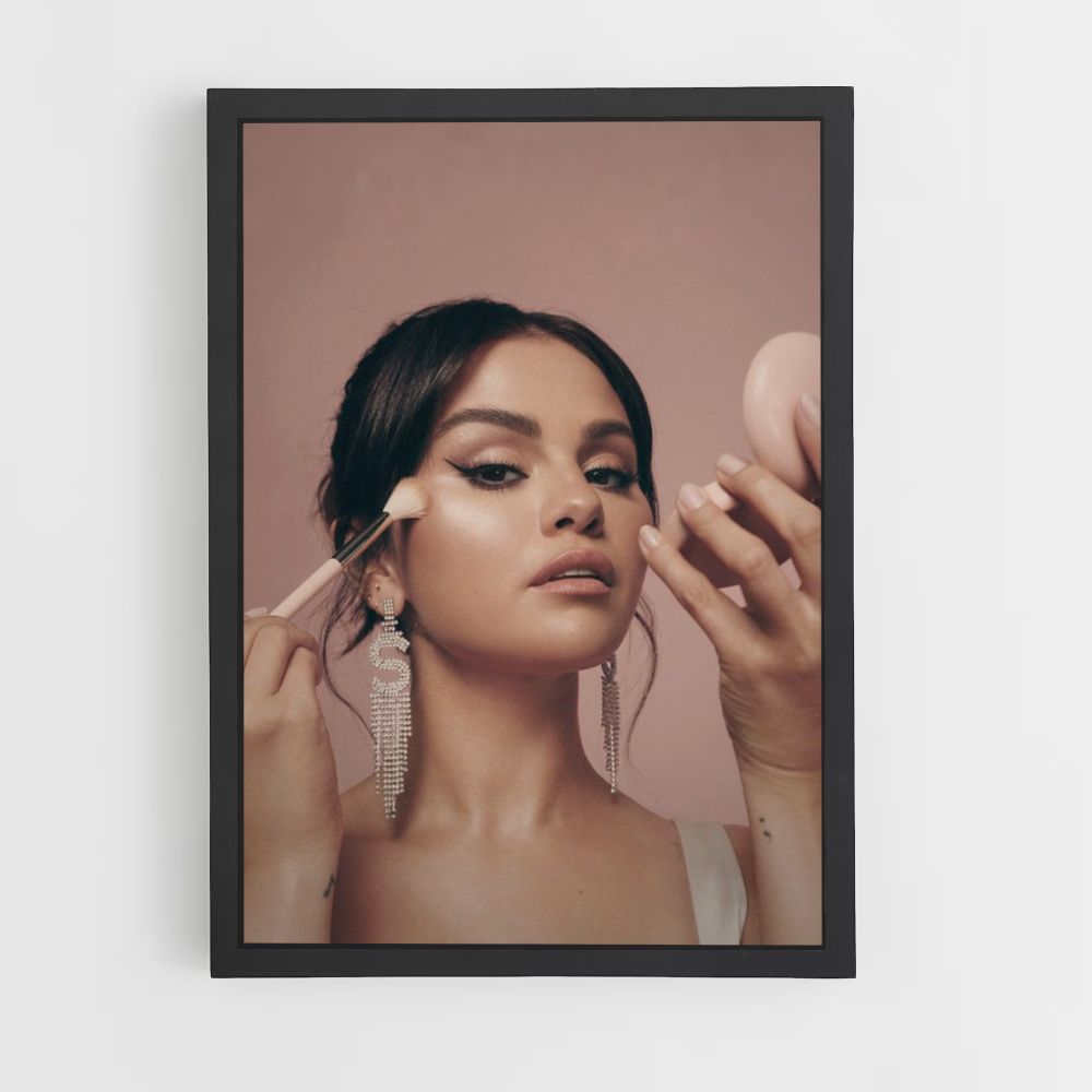 Póster Selena Gomez Maquillaje