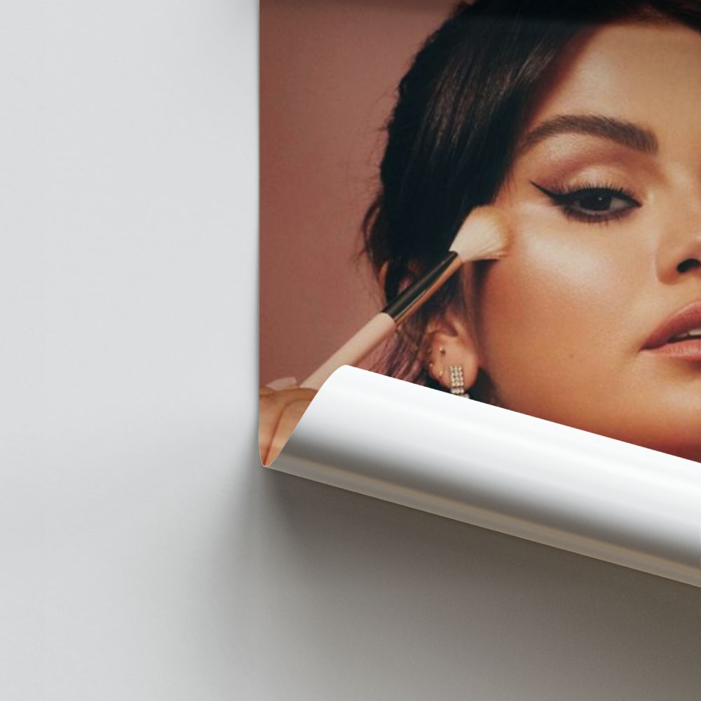 Póster Selena Gomez Maquillaje