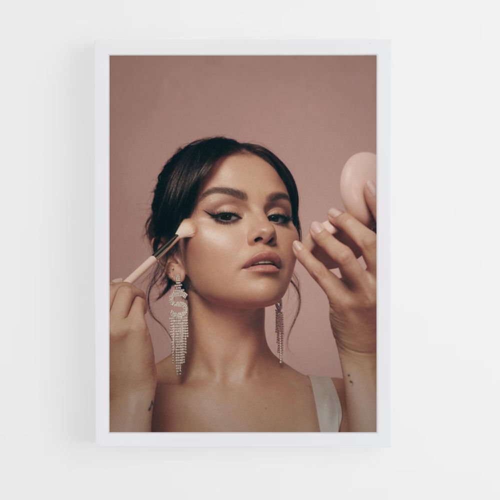 Póster Selena Gomez Maquillaje