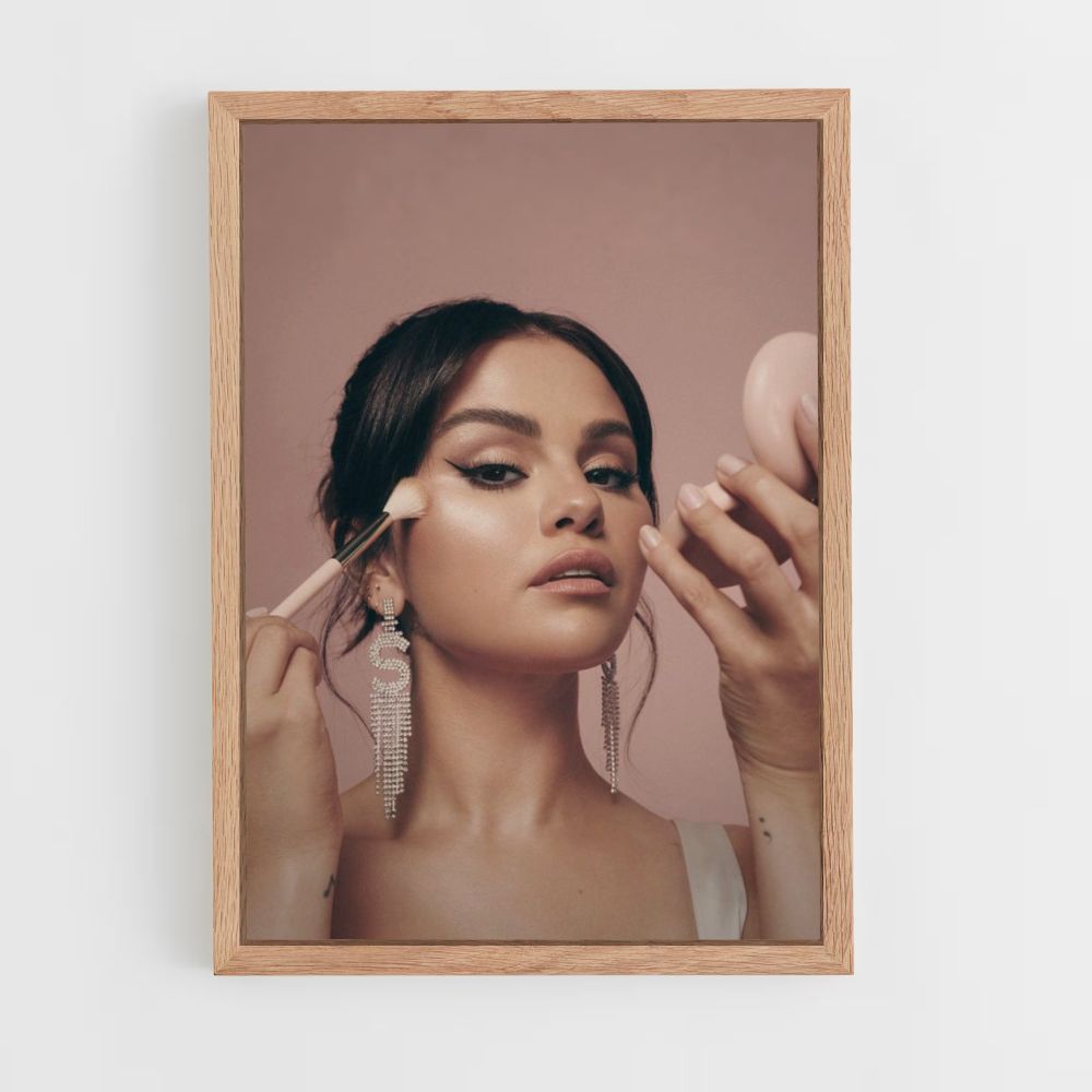 Póster Selena Gomez Maquillaje