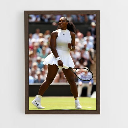 serena-williams-1 cadre Bois foncé