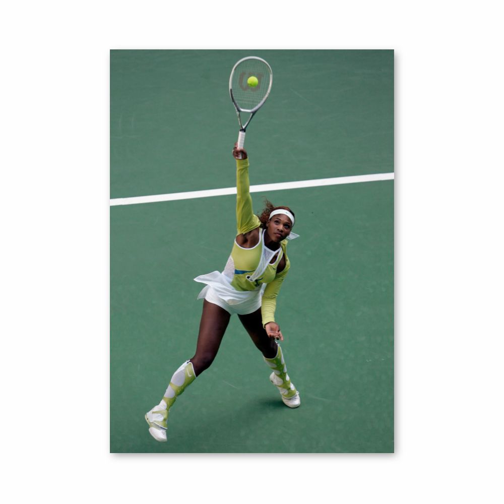 Póster Serena Williams Verde