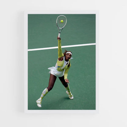 Póster Serena Williams Verde