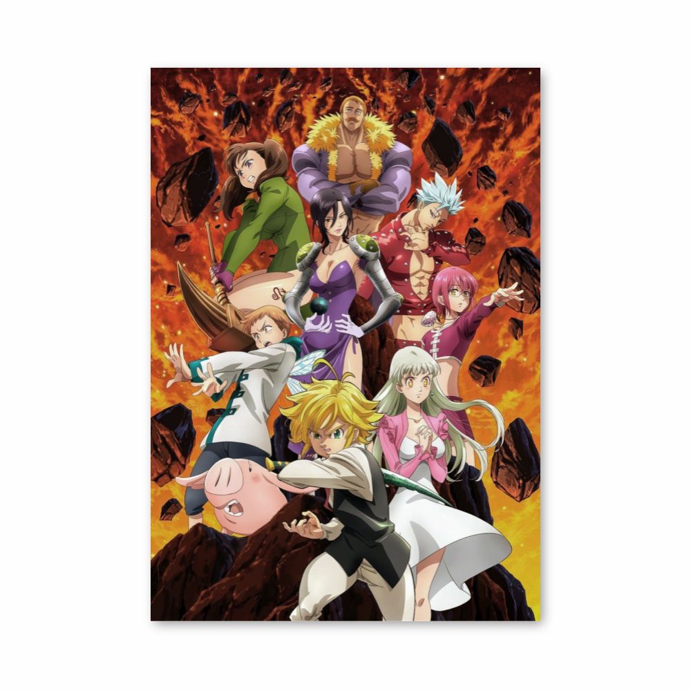 Póster Lucha de Nanatsu no Taizai