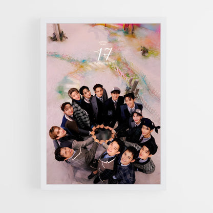 seventeen-2 cadre Blanc