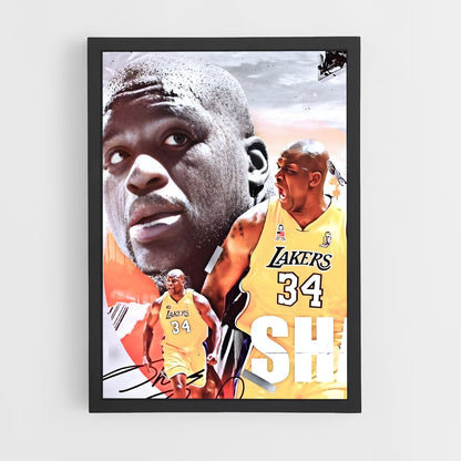 shaquille-oneal-16 cadre Noir