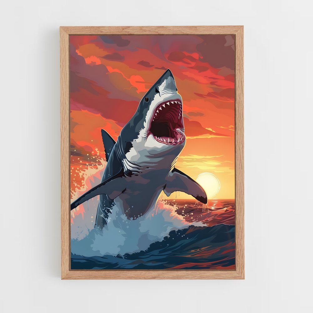 shark-10 cadre Bois clair